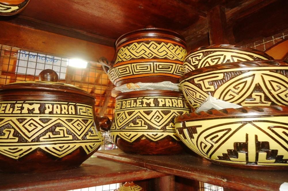 Artesanato do paracuri em Icoaraci