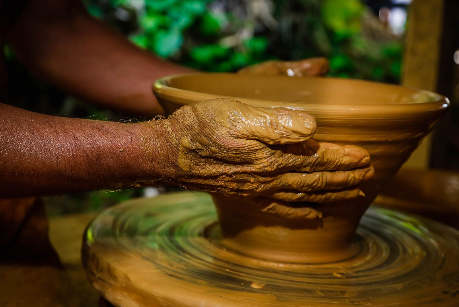 Artesanato do paracuri em Icoaraci