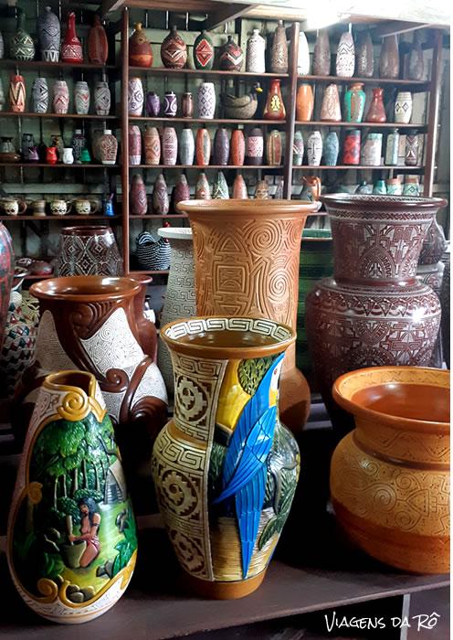 Artesanato do paracuri em Icoaraci