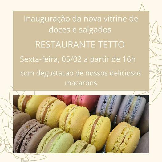 Dica gourmet: Restaurante Tetto inaugura vitrine de doces e salgados