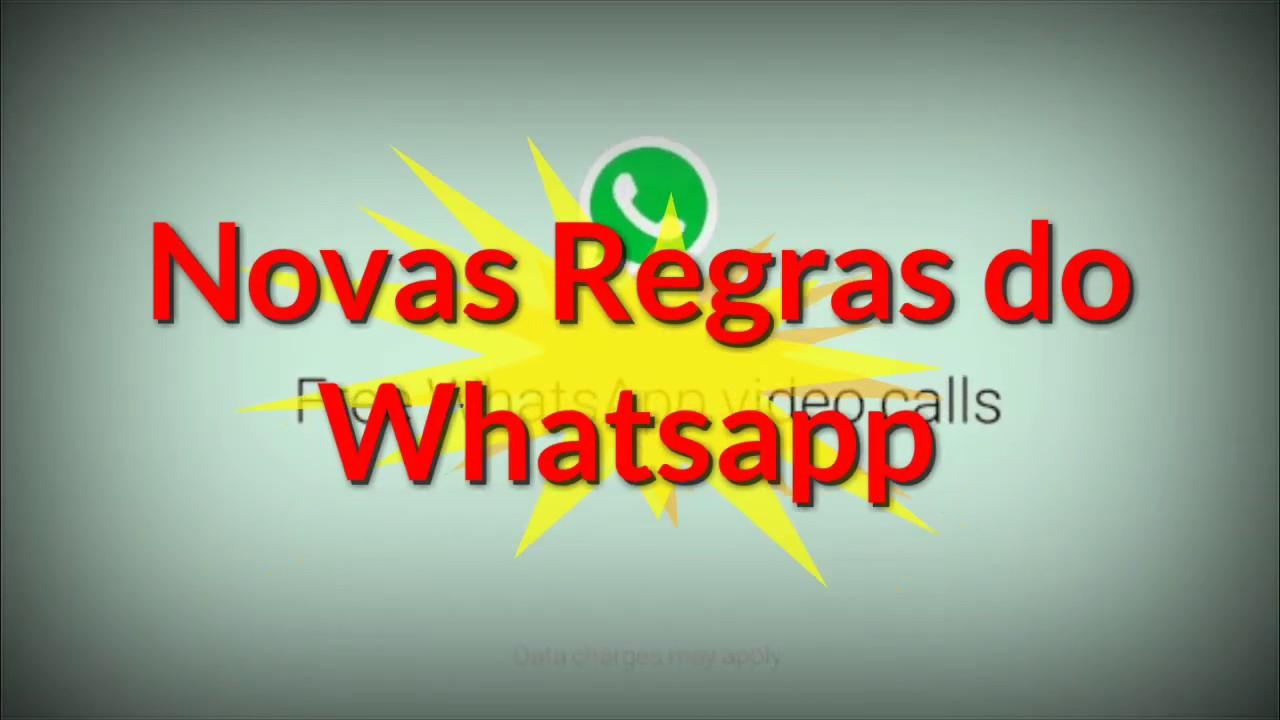 Nova regra do WhatsApp 