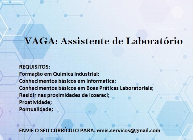 Oportunidade de trabalho!