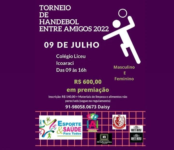 Torneio de Handebol neste sábado (9) no Liceu 