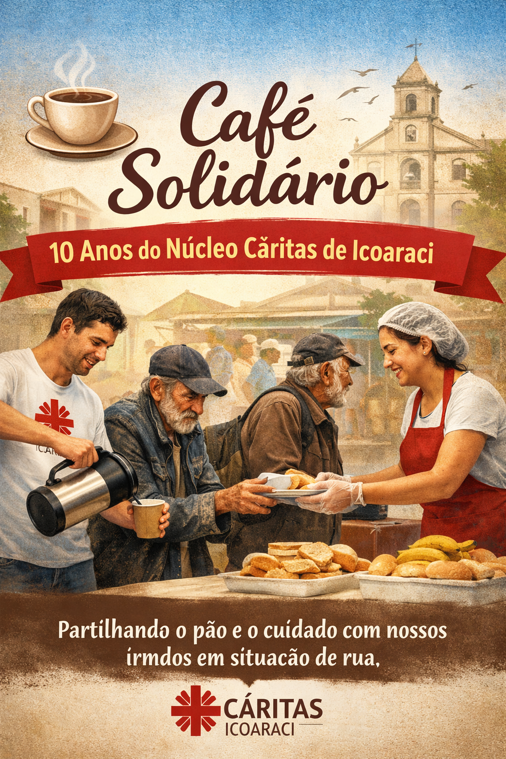 Café Solidário — 10 anos do Núcleo Cáritas de Icoaraci