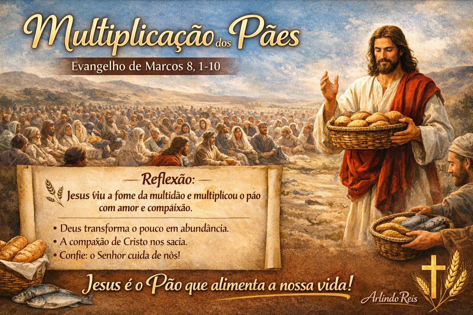 Evangelho segundo São Marcos 8,1-10 — Reflexão