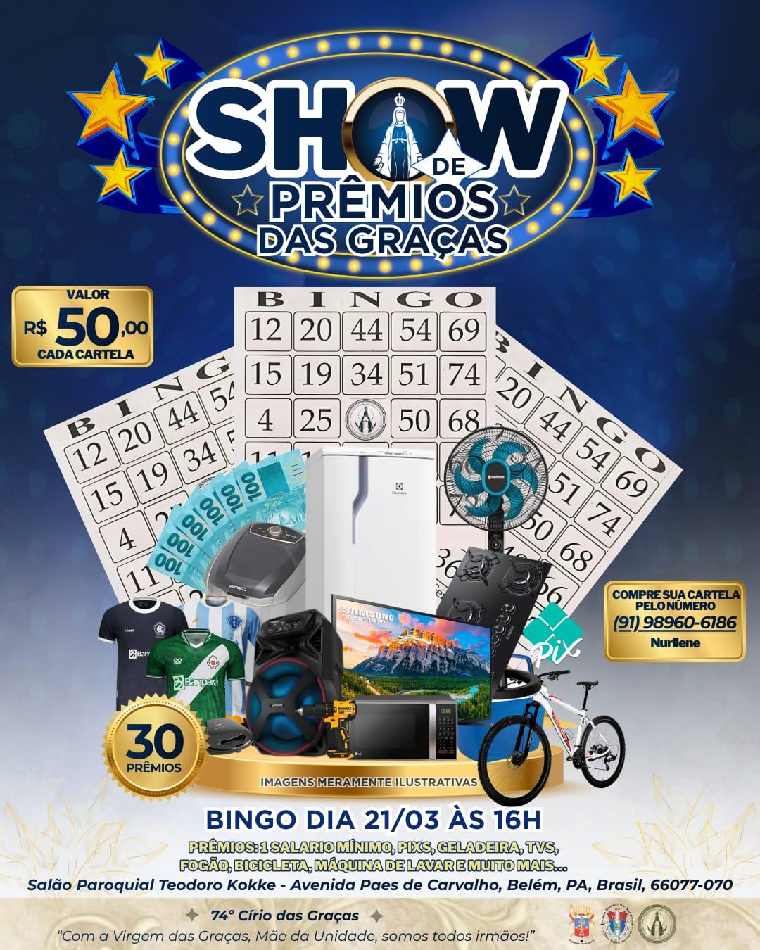 SHOW DE PRÊMIOS DAS GRAÇAS
