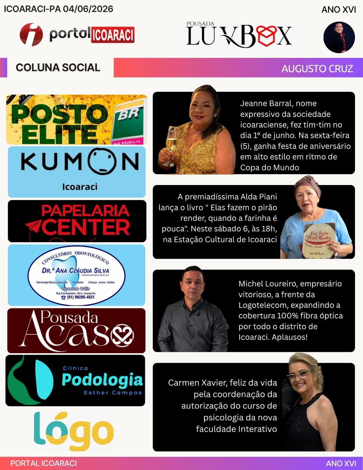 Quem é notícia na Vila Sorriso esta na coluna desta sexta-feira (5) Quem é notícia na Vila Sorriso esta na coluna desta sexta-feira (5)