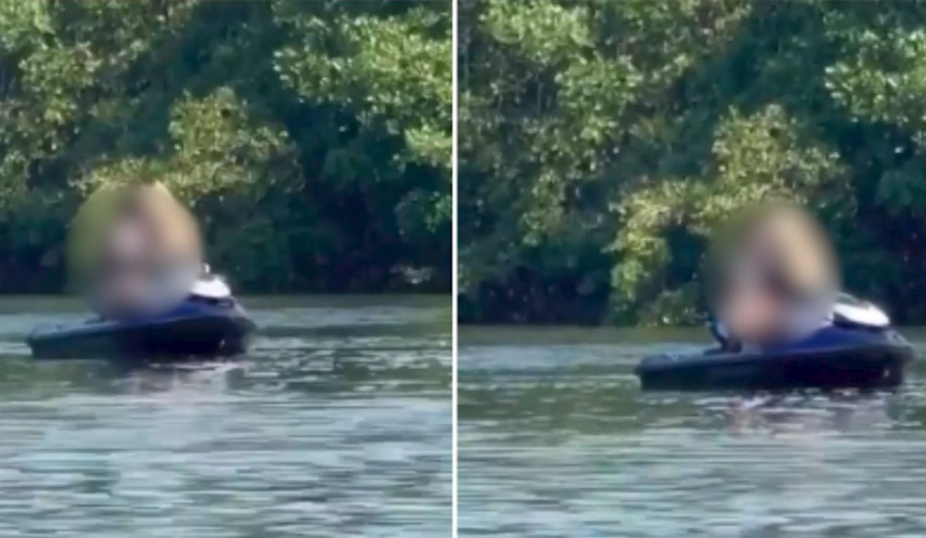 Casal é flagrado fazendo sexo em moto aquática na Ilha do Combu, no Pará — imagem 1