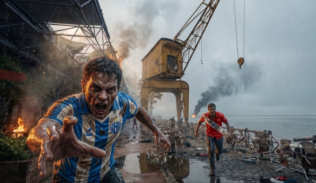 Série feita com IA transforma Belém em cenário de apocalipse zumbi — imagem 1