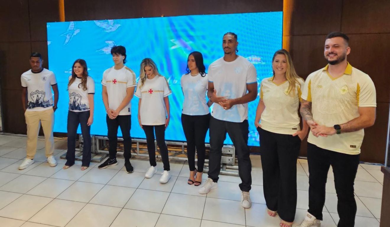 Vasco, Remo, Paysandu e Tuna apresentam camisas do Círio 2026 — imagem 1