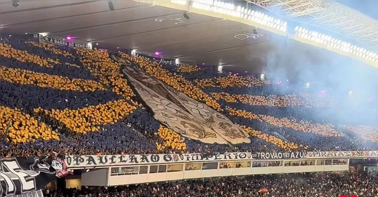 Torcida do Remo prepara mosaico especial para duelo contra o Flamengo — imagem 1